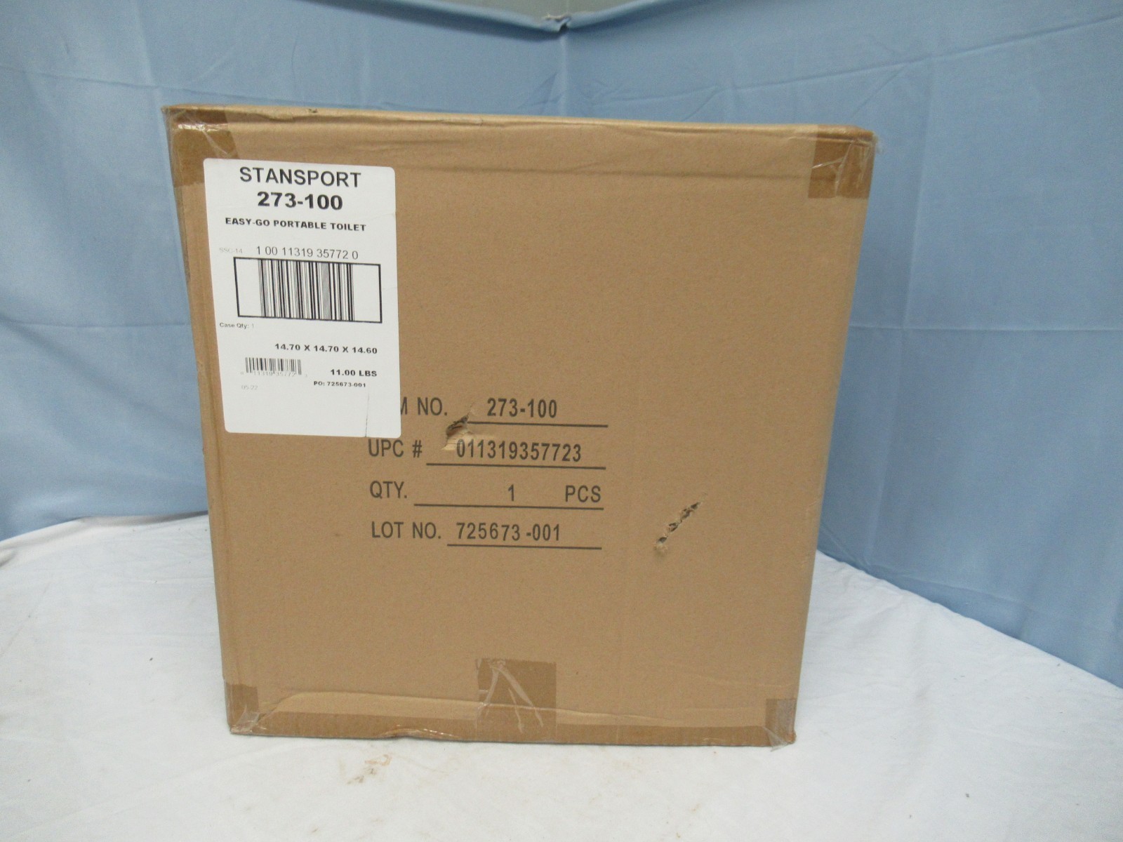 Stansport Easy-Go Portable Toilet Camp Potty 273-100 (S)