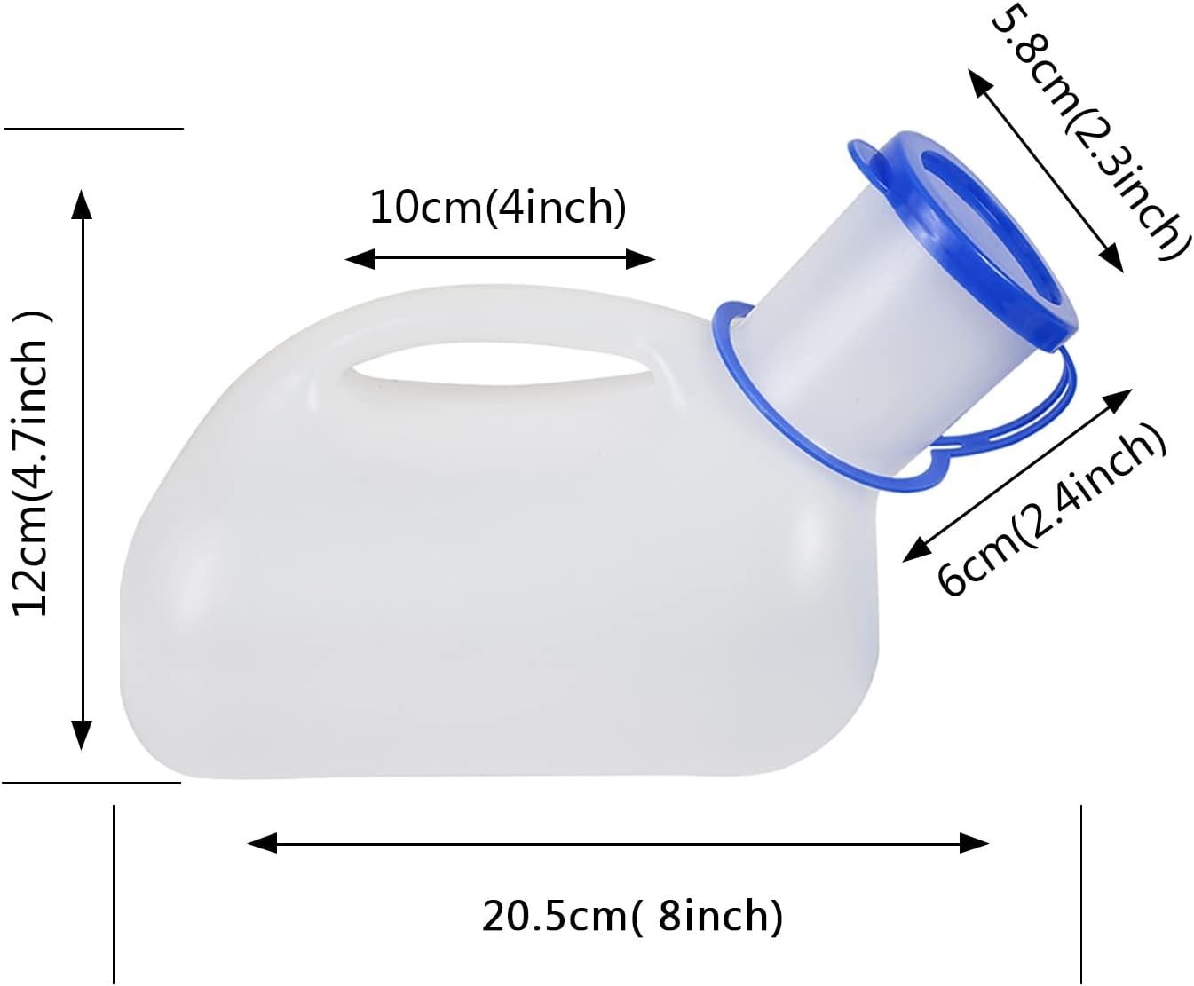 Leakproof Travel Urinal for Men, Women & Kids – Includes Funnel & Sealed Lid