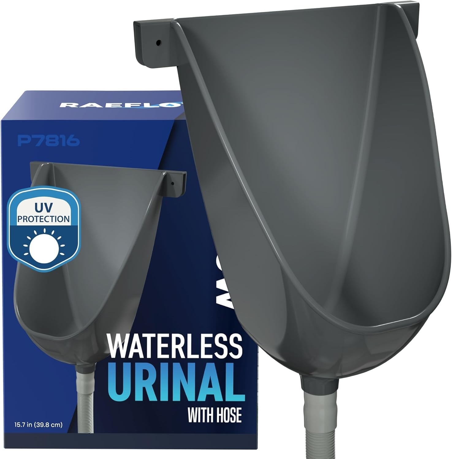 Waterless Outside Toilet Urinal With Hose Urine Diverter Urinal For Men Bathroom
