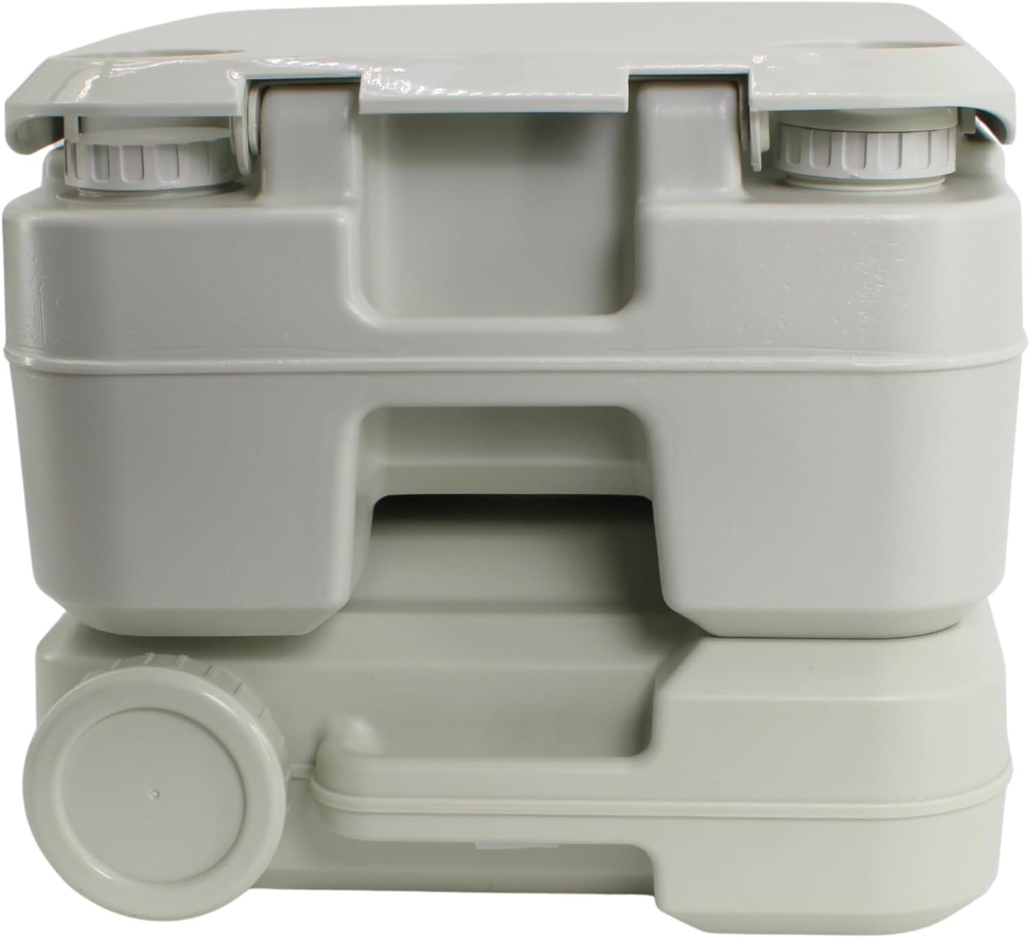 Portable Camping Toilet, 5.3 Gal Waste, 3.4 Gal Fresh, 440lb, 100 Flushes