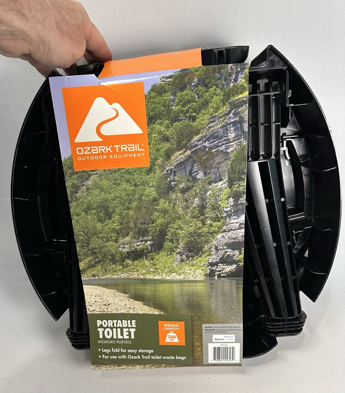 Camping Toilet Portable New Ozark Trail 1 Gallon 14.5 inch Hunting New