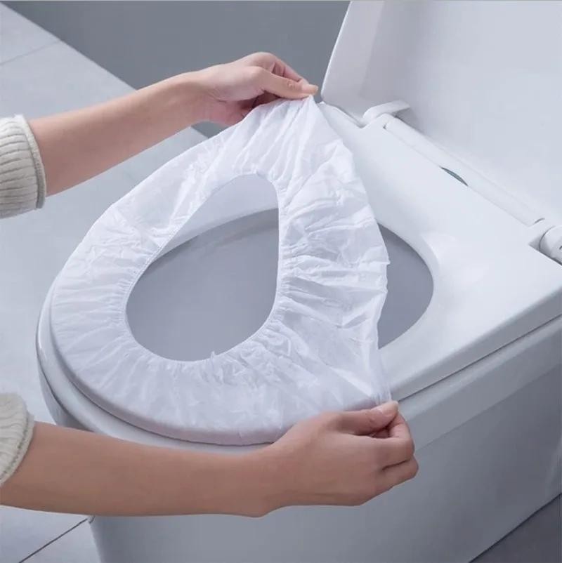 Portable Toilet Seat Covers Sterile Travel Camping Hotel Bathroom Hygiene Mats