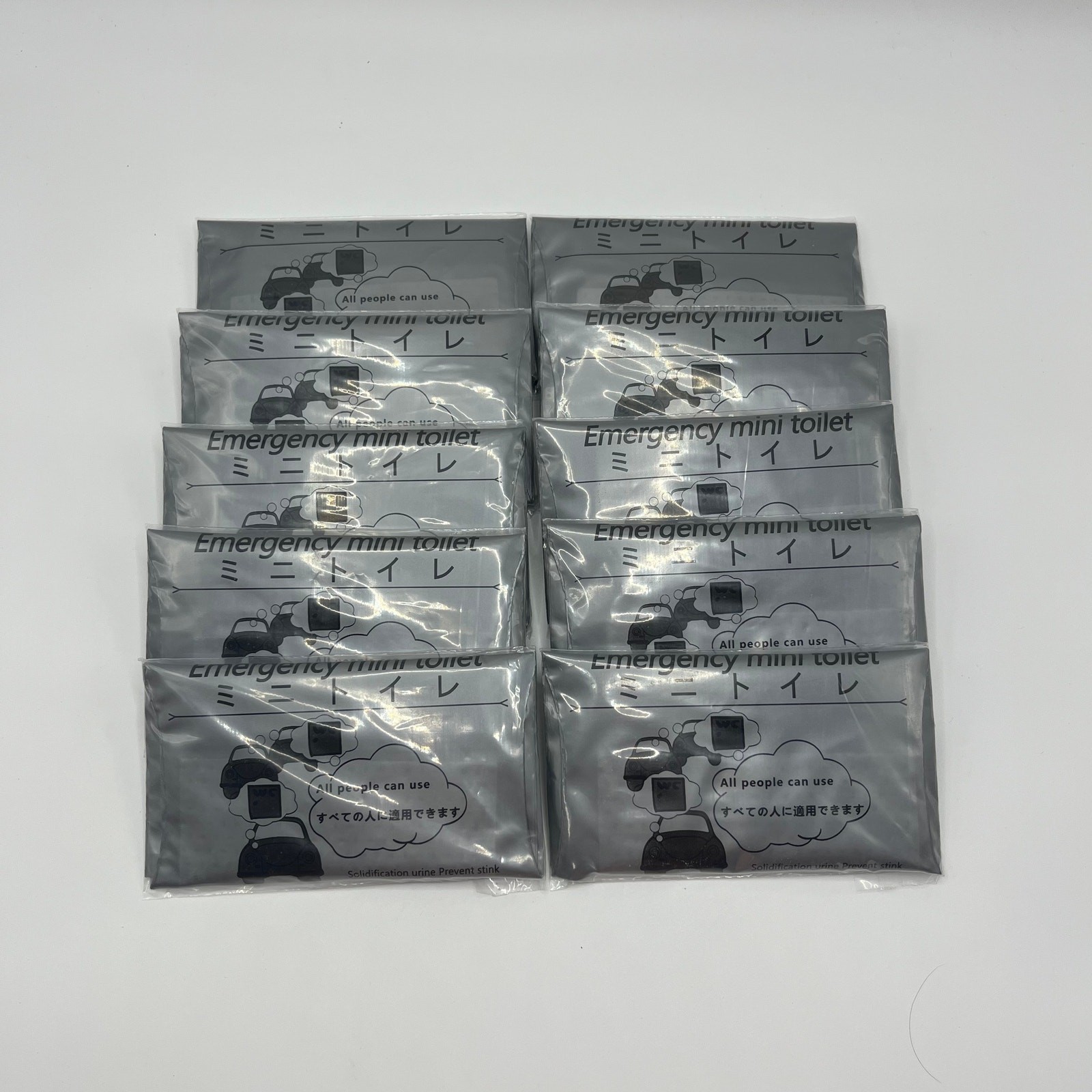 10Pcs 700cc Urine Bag Emergency Mini Toilet Unisex Disposable Pee Vomit Size