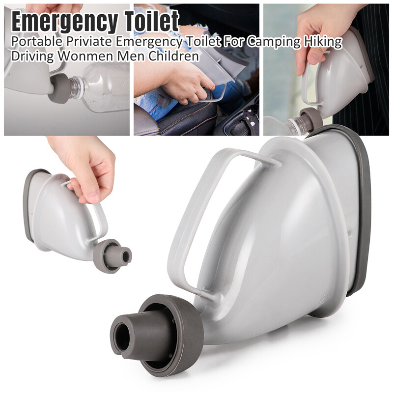 3Pack Portable Potty Pee Funnel Men Women Emergency Urinal Outdoor Toilet Device