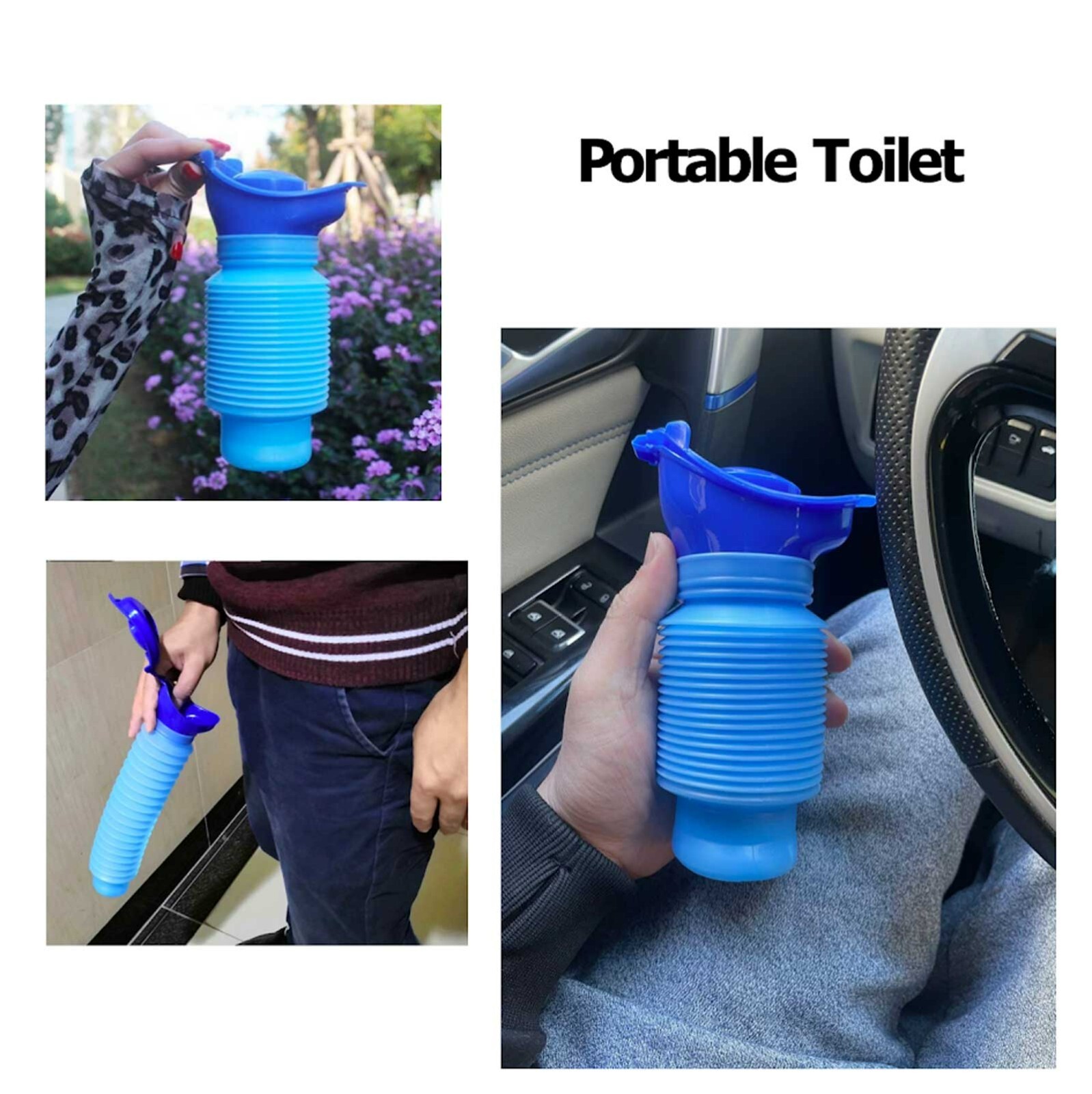 Emergency Portable Urinal Travel Camping Car Toilet Pee Bottle Kit Male Female