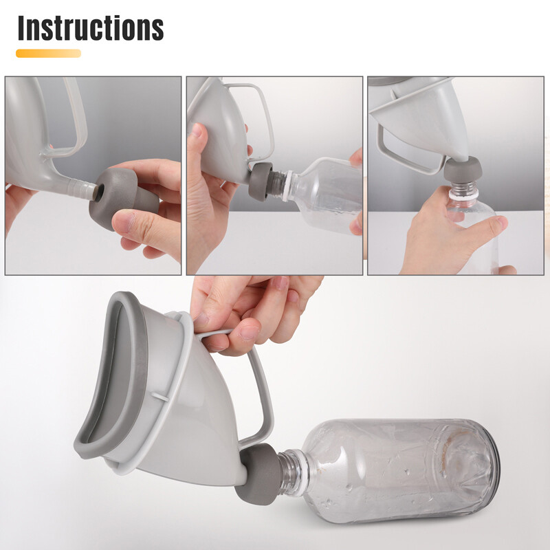3Pack Portable Potty Pee Funnel Men Women Emergency Urinal Outdoor Toilet Device