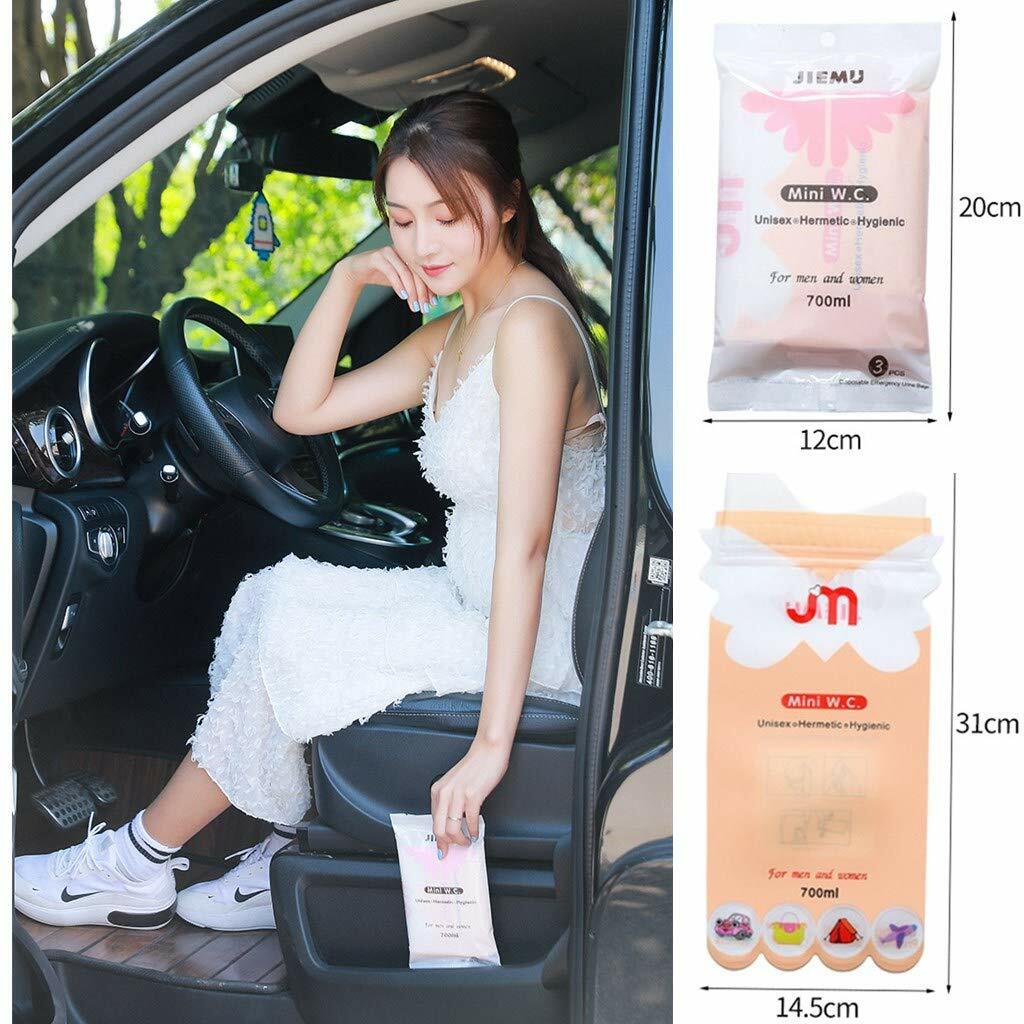 Disposable Urine Bag 4 pcs/Set Unisex Emergency Toilet Pee Vomit Bags Portable