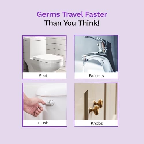 Pee Safe Toilet Seat Sanitizer Spray Lavender Travel Size Pack of 2X50ml