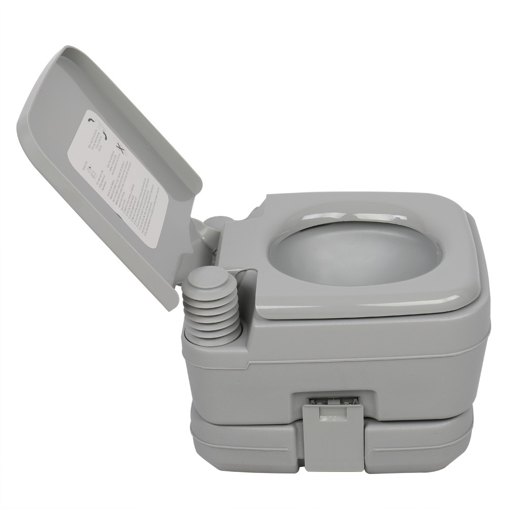 Portable Toilet 2.8 Gallon 10L Flush Outdoor Camping Toilet Potty Travel Car SUV