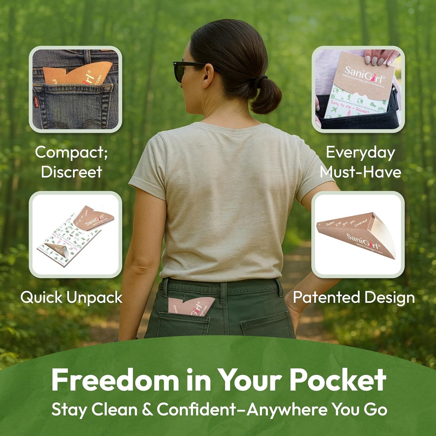Leak-Proof Female Pee Funnel, 20 Count, Great for Hiking and Outdoor Activities
