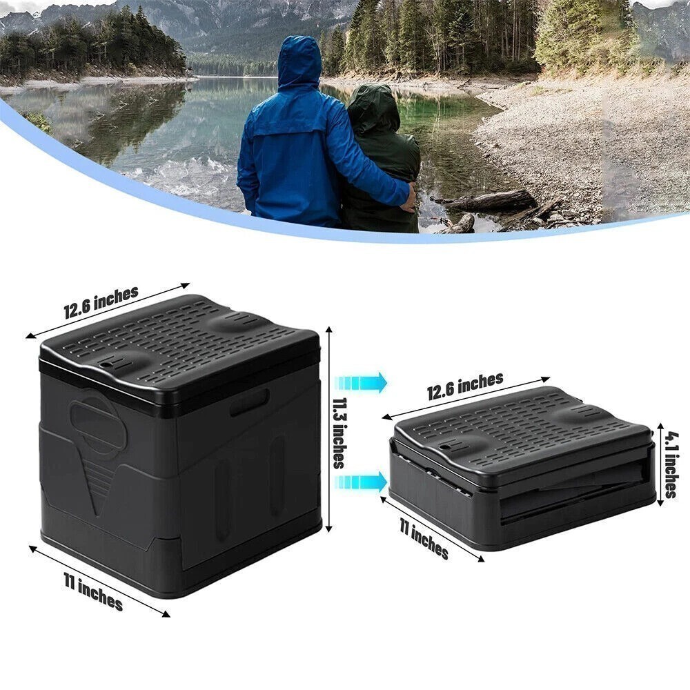20L Portable Folding Toilet Car Travel Potty for Adults Children Camping Hiking