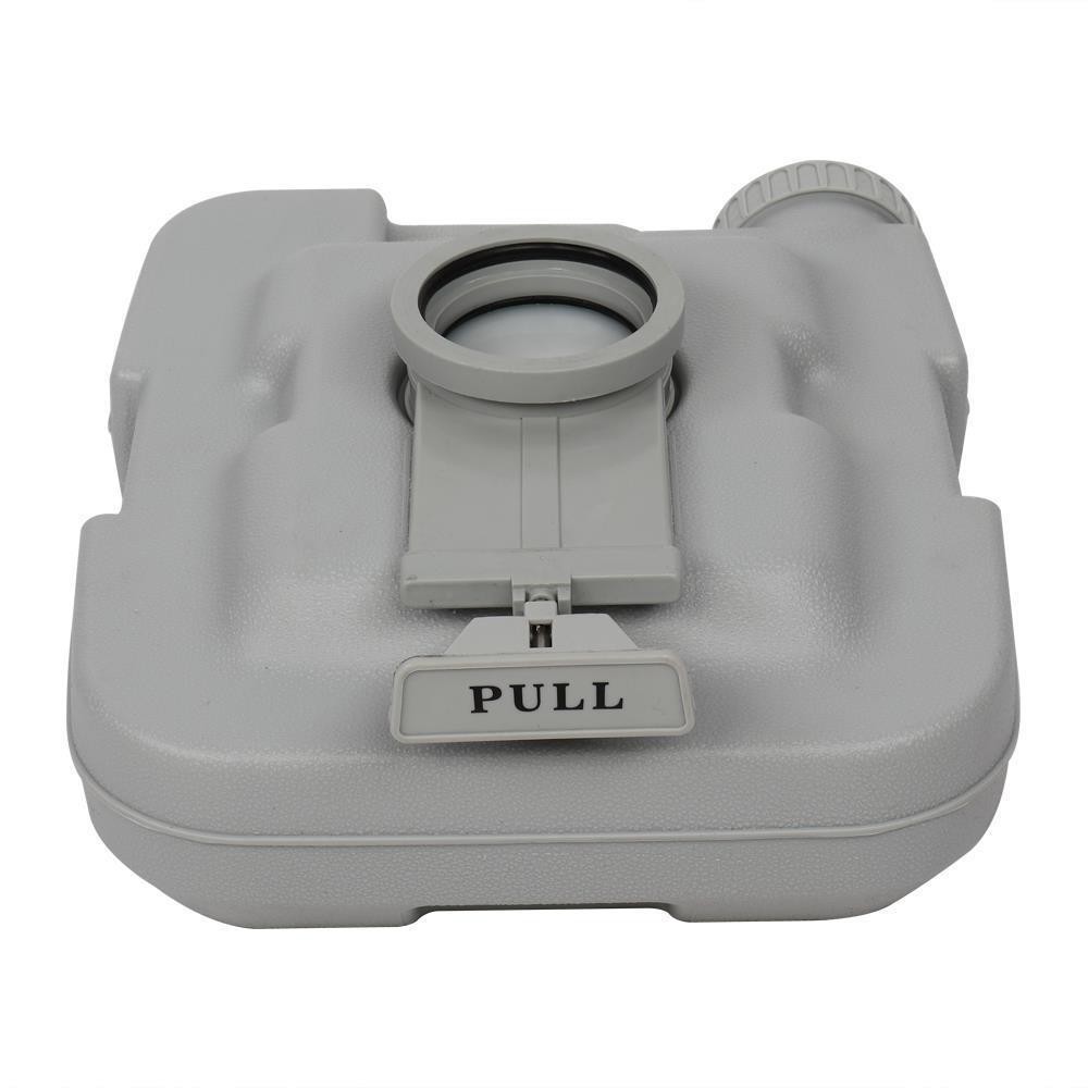 Portable Toilet 2.8 Gallon 10L Flush porta-potty Outdoor Indoor