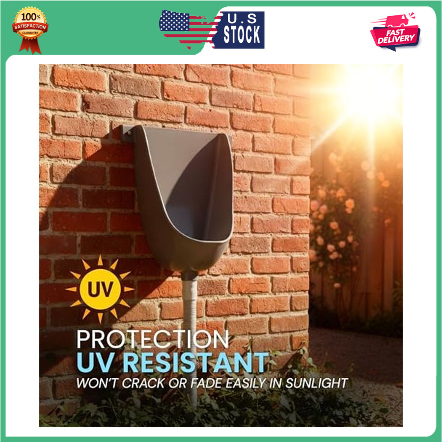 Waterless Urinal with Hose UV Resistant outside Urinal Outdoor Plastic Urinals