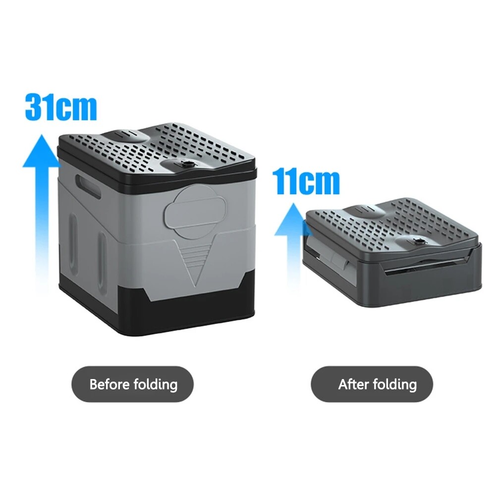 Portable Toilet Car Hiking Emergency Folding Toilet Strong Bearing Reusable