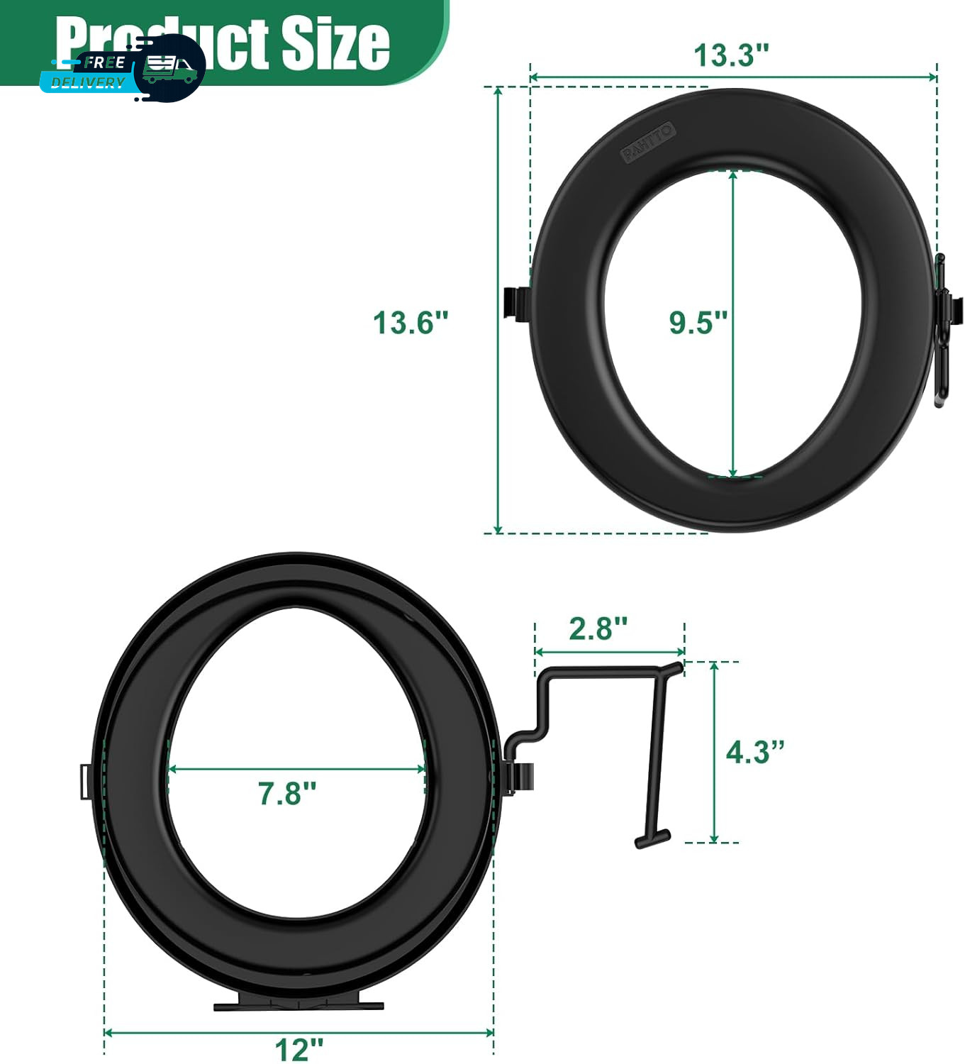 Bucket Toilet Seat Portable Toilet Seat for 5 Gal Buckets Camping Toilet Seat