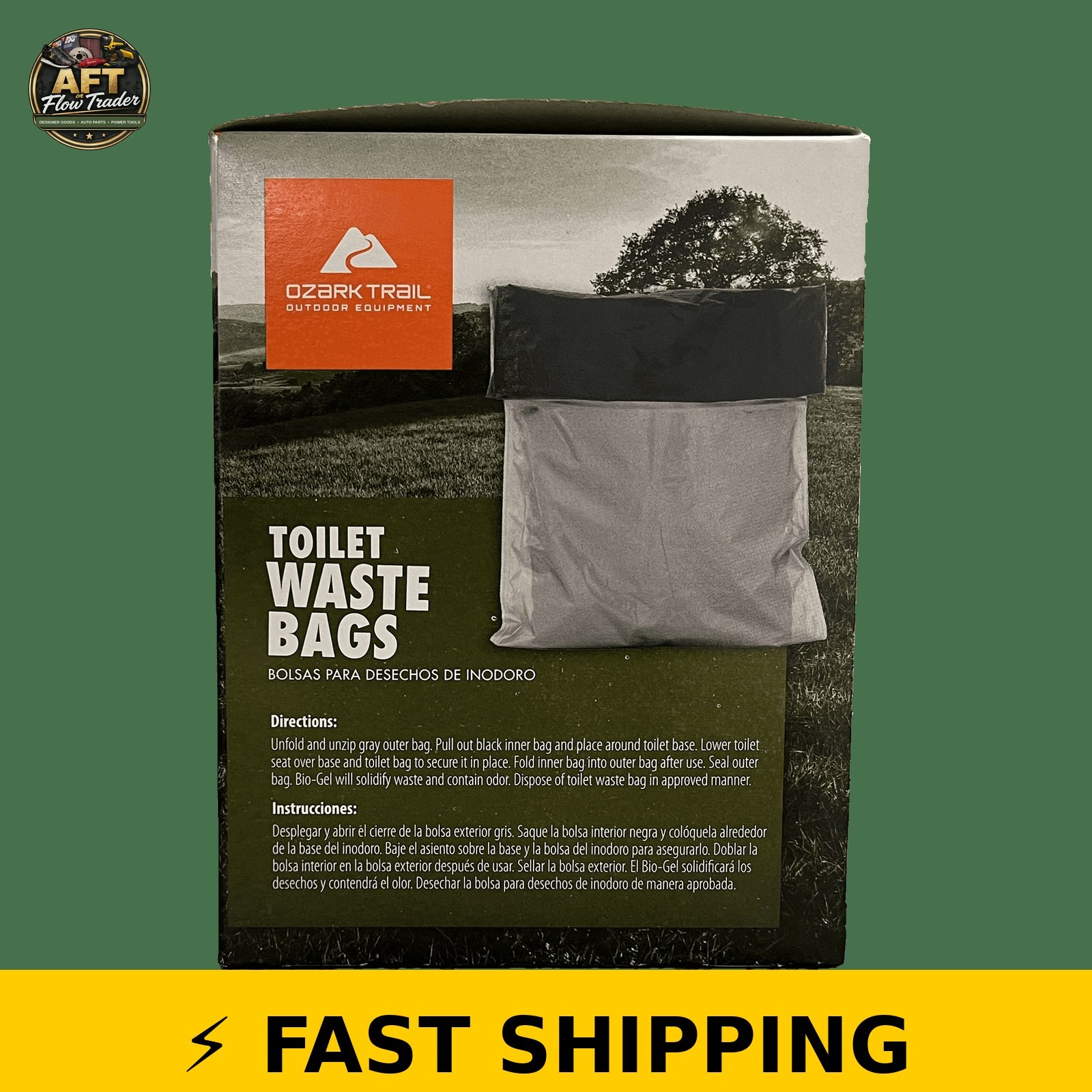 Ozark Trail Portable Toilet Waste Bags – 6 Count