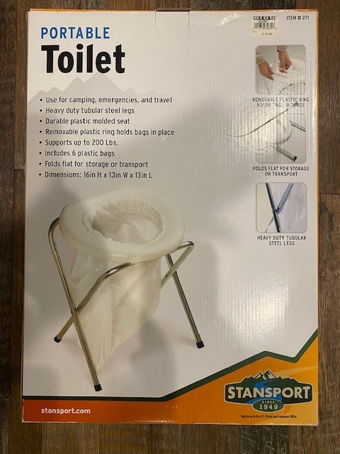 Stansport Portable Camping Toilet NEW in Box