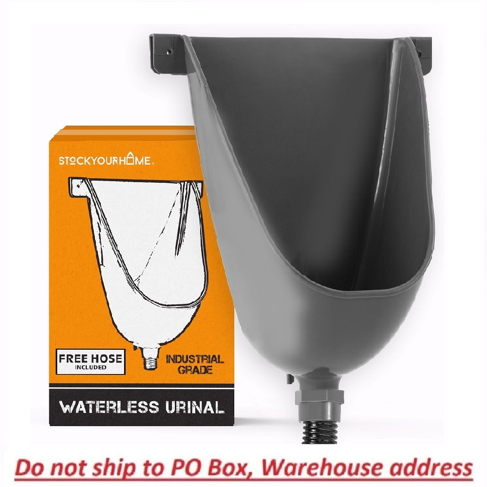 Waterless Outside Toilet Urinal With Hose Urine Diverter Urinal For Men Bathroom