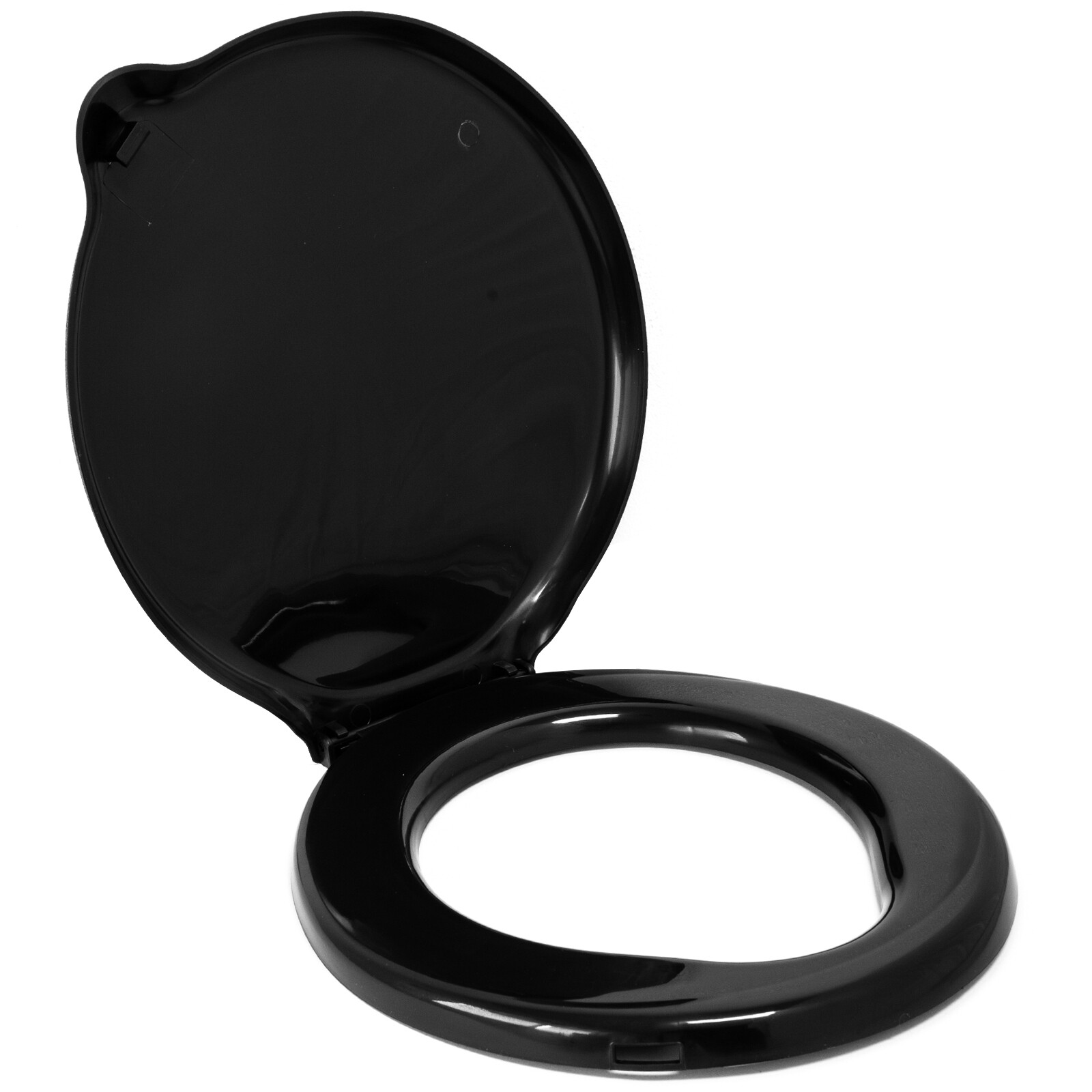 ASR Outdoor Portable Toilet Seat with Lid Compatible with 5 Gallon Bucket, Blk