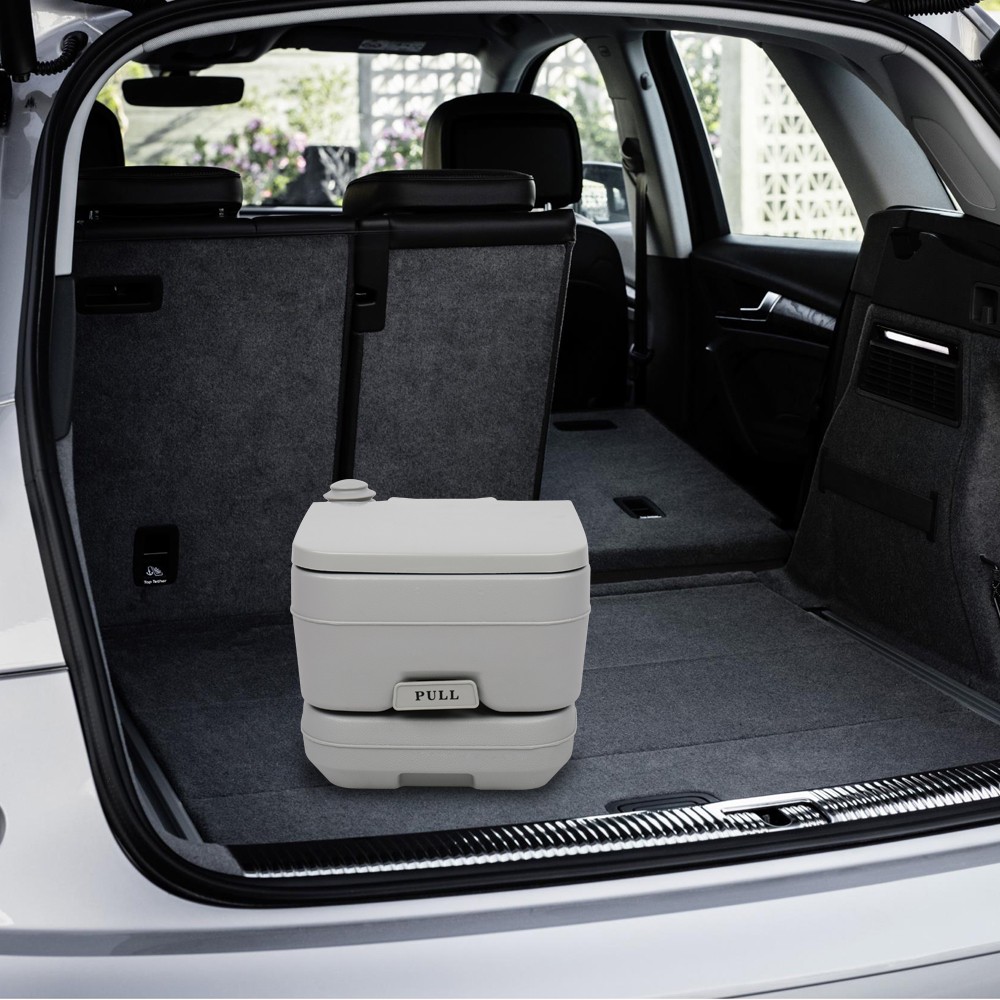 Portable Toilet 2.8 Gallon 10L Flush Outdoor Camping Toilet Potty Travel Car SUV