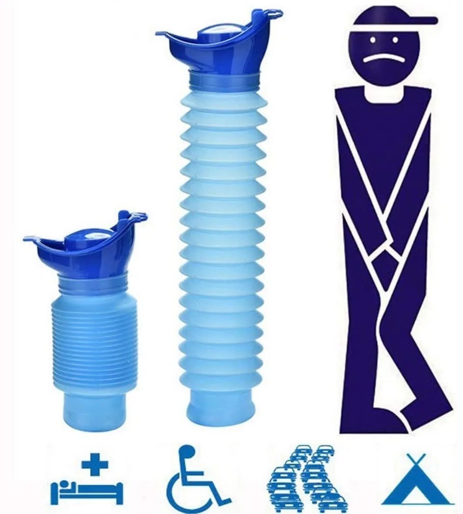 Male Female Portable Urinal Travel Camping Car Toilet Pee Bottle Emergency Kit