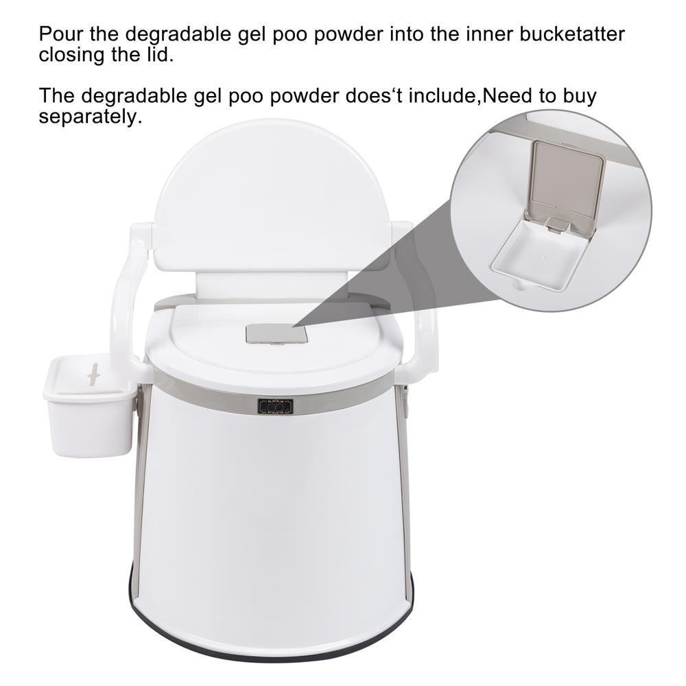 20L Outdoor Portable Toilet Portable Travel Toilet Camping Hiking