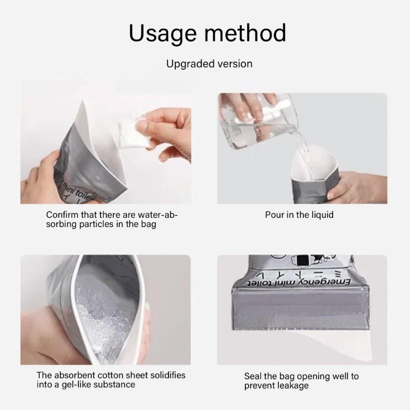 10Pcs 700ml Emergency Urinal Bag For Car Travel Camping Disposable Vomiting Bag
