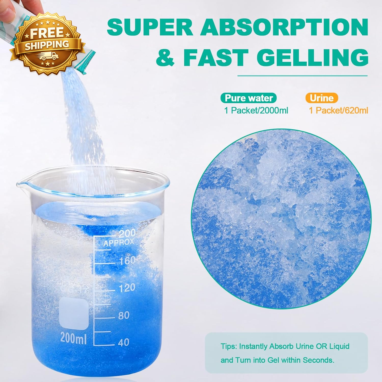 30 Pack Lemon Portable Toilet Gel Poo Gel for Potty Camping Toilet Powder Bucket