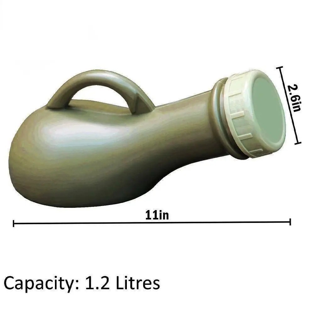 Portable Urinal Bottle with Cap for Men Travel Camping Car Pee Aid