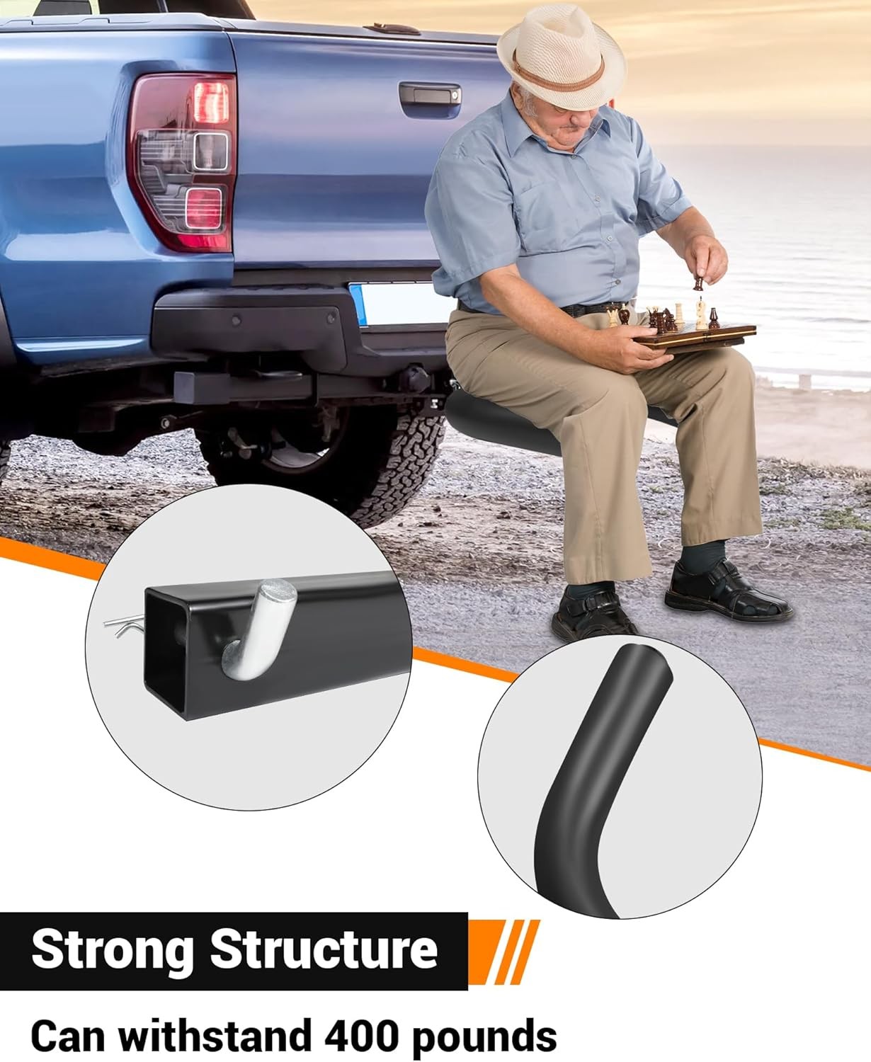 Trailer Hitch Toilet Seat, Portable Hitch Toilet Seat