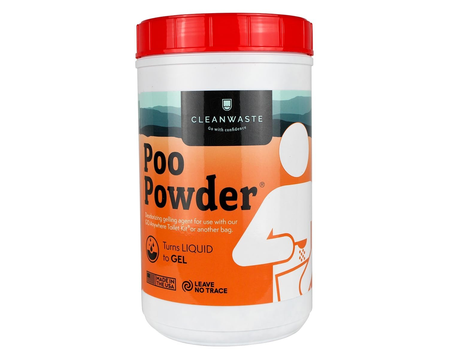 Portable Deodorizing Waste Treatment Powder – Gelling Powder for Camping, Travel