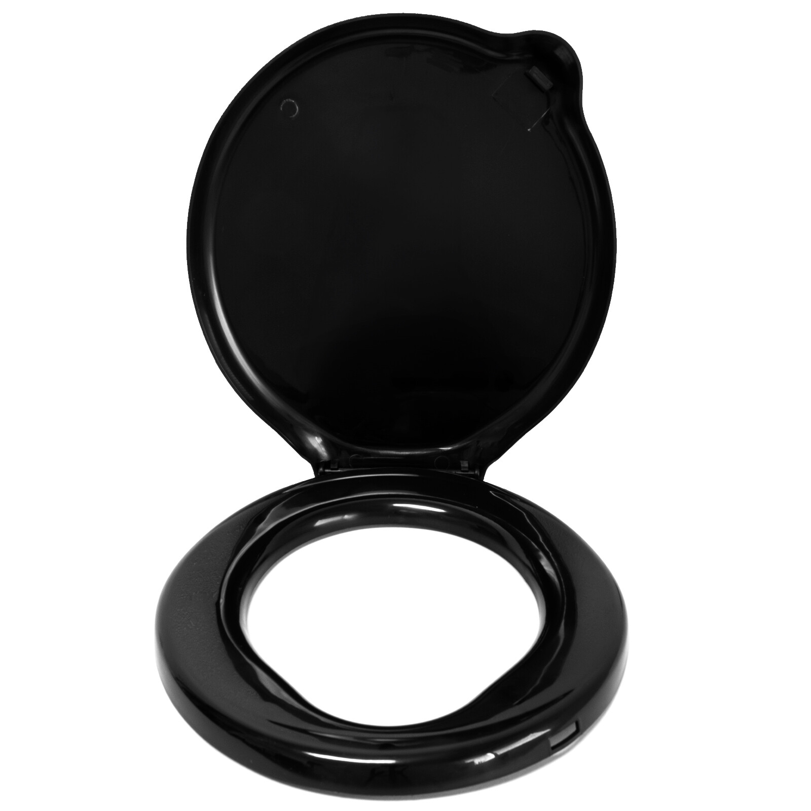 ASR Outdoor Portable Toilet Seat with Lid Compatible with 5 Gallon Bucket, Blk