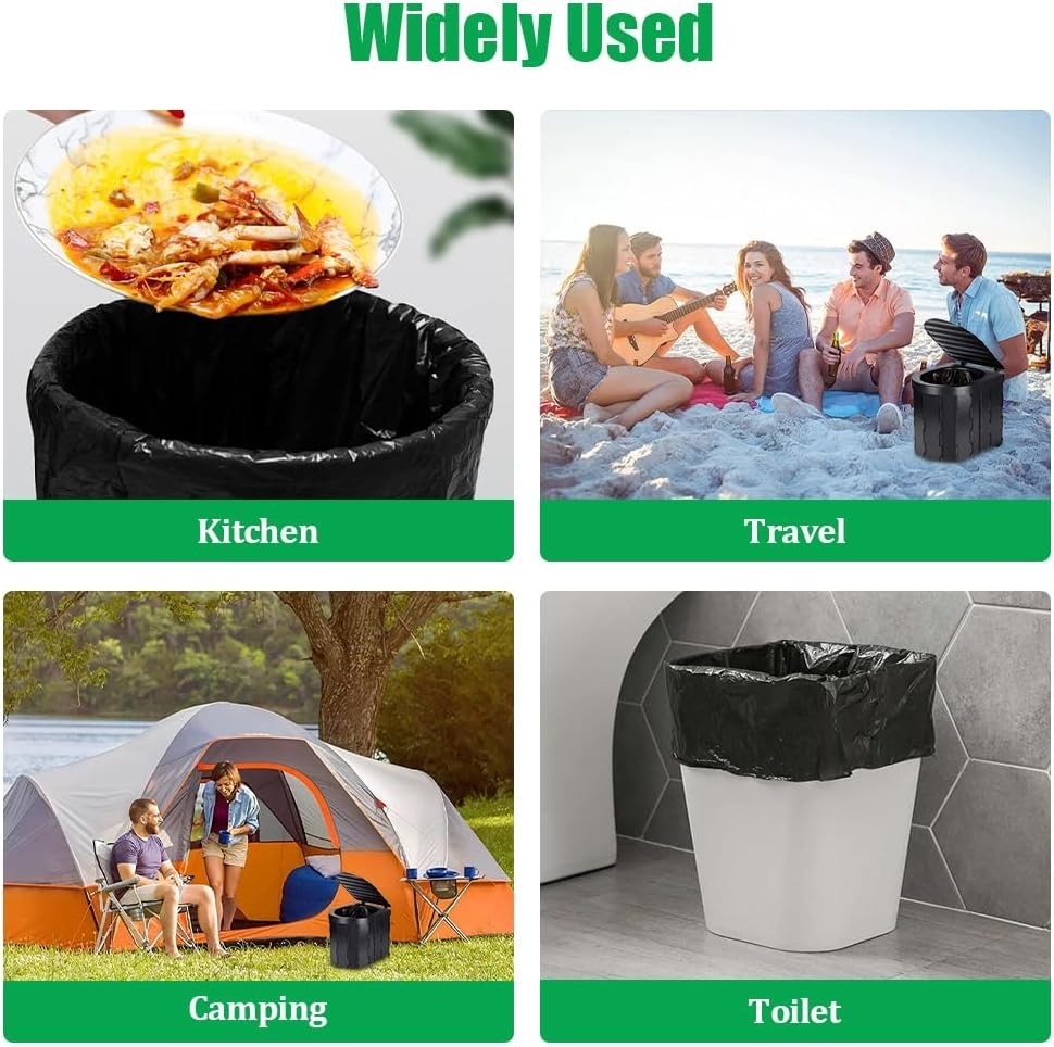 120 Pack Portable Toilet Bags – Outdoor Camping Waste Disposal Bags