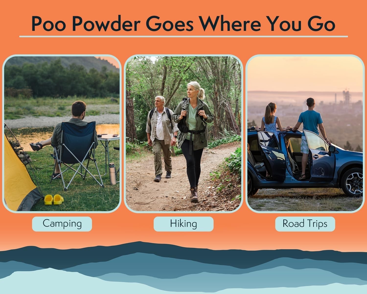 Portable Biodegradable Poo Powder – Gelling Waste Treatment for Travel & Camping
