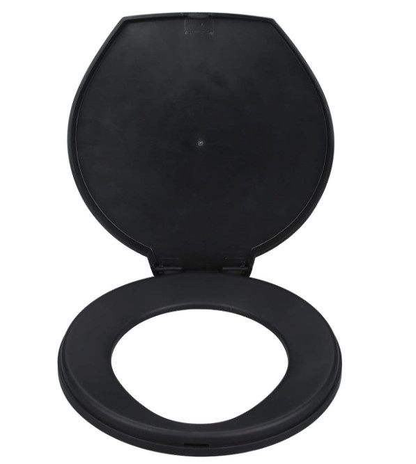 Portable Emergency Toilet Seat for 5 Gallon Bucket Snap-On Camping Luggable Loo
