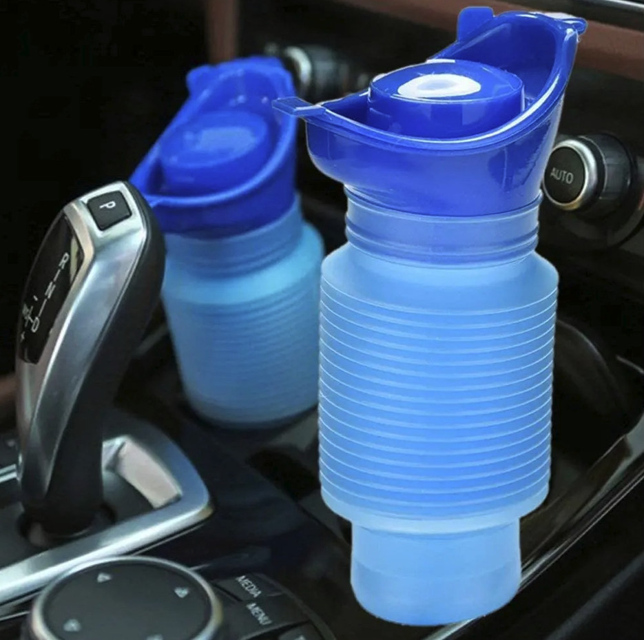 1set Portable Car Urinal Bottle Travel Camping Emergency Toilet – NEW