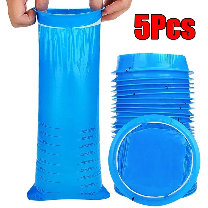5-50Pcs 1000ML Portable Disposable Travel Car Airplane Motion Sickness Nausea Vo