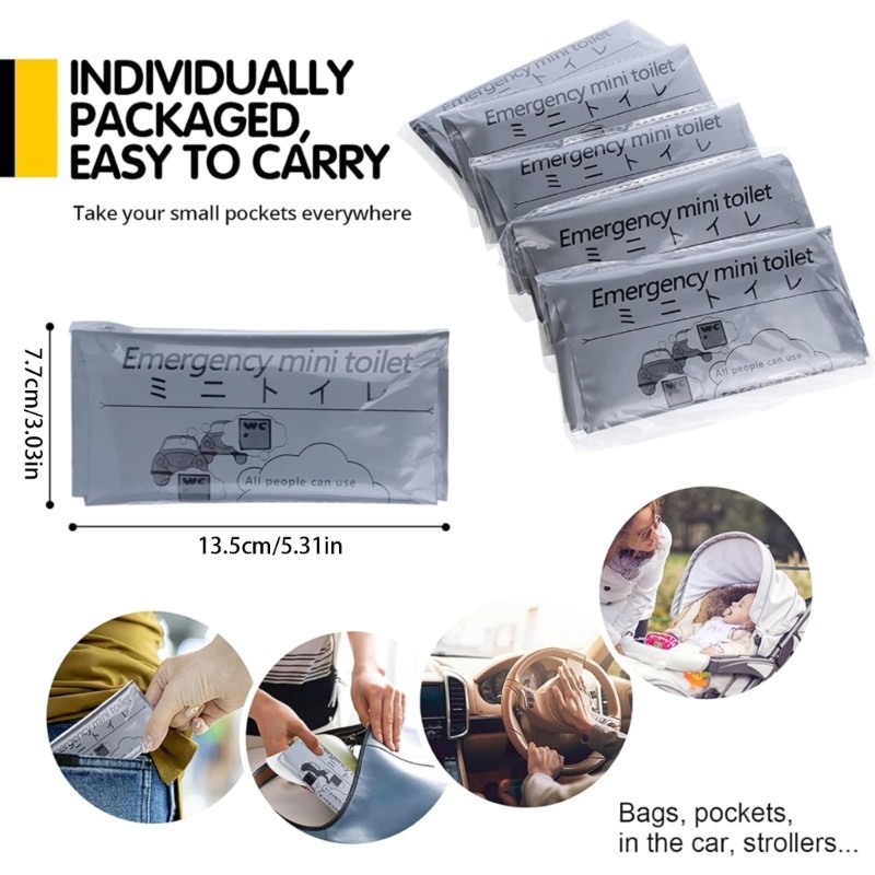 10Pcs 700ml Emergency Urinal Bag For Car Travel Camping Disposable Vomiting Bag