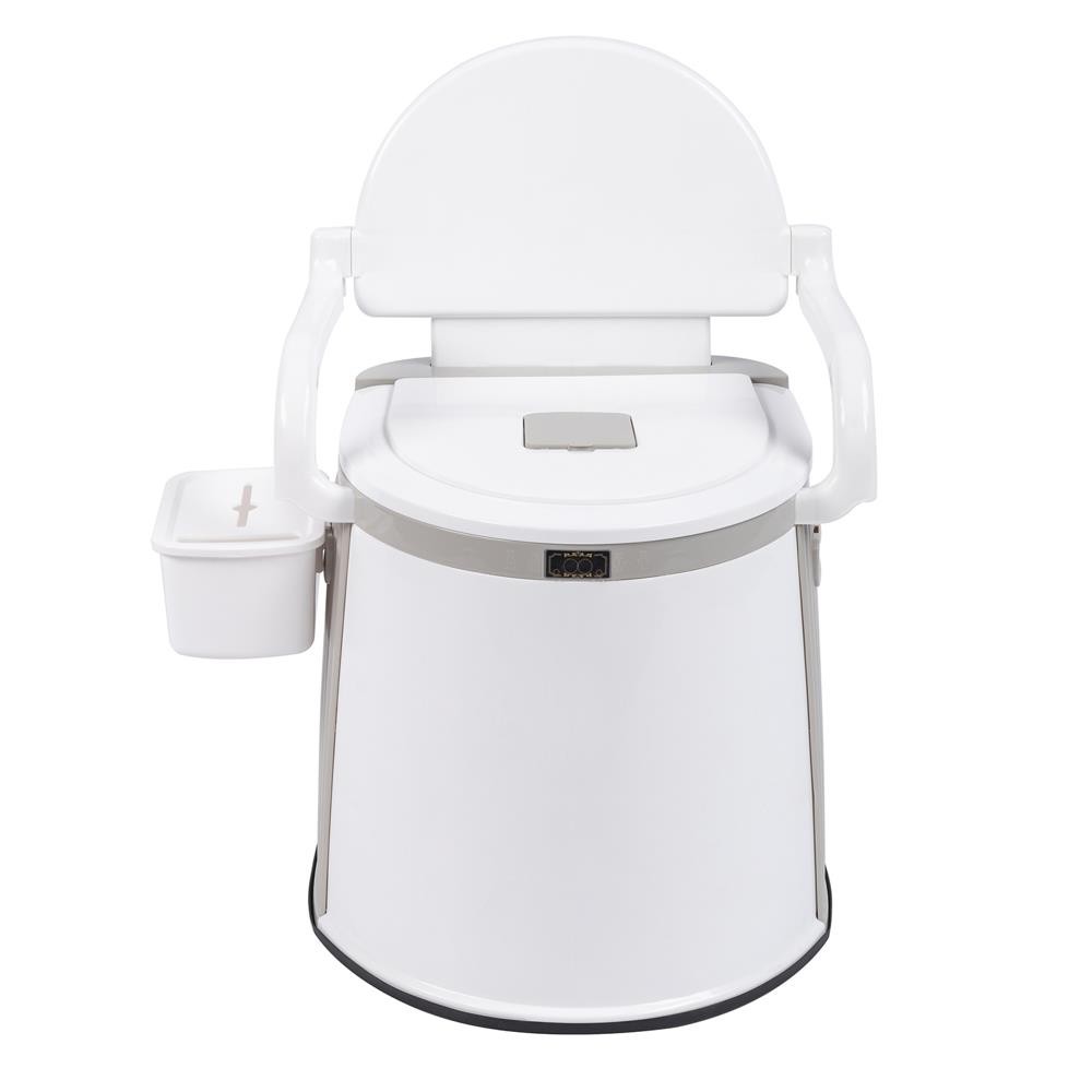 5Gallon Camping Portable Toilet Travel Outdoor/Indoor Commode Potty, Tissue Box