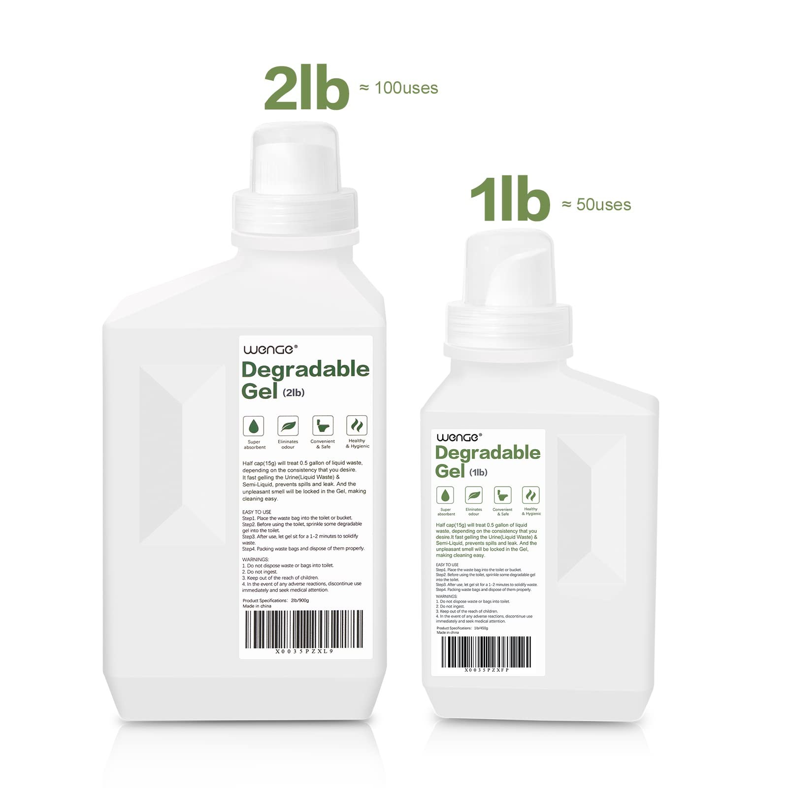 Urine Super Absorbent Powder Deodorizer, 2LB