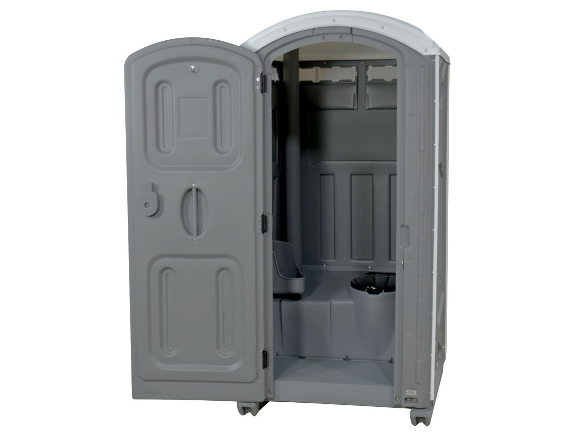 PolyPortables PPAX-05 Axxis Portable Restroom Gray 47″L x 43″W x 92″H