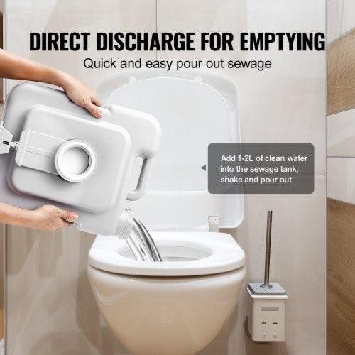 Portable Toilet for Camping with Carry Bag RV Toilet with 3.2 Gal Waste