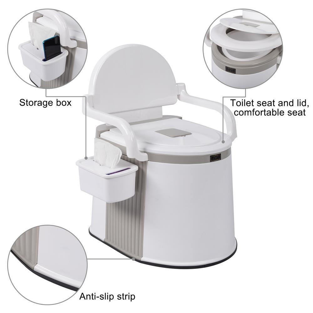 20L Outdoor Portable Toilet Portable Travel Toilet Camping Hiking