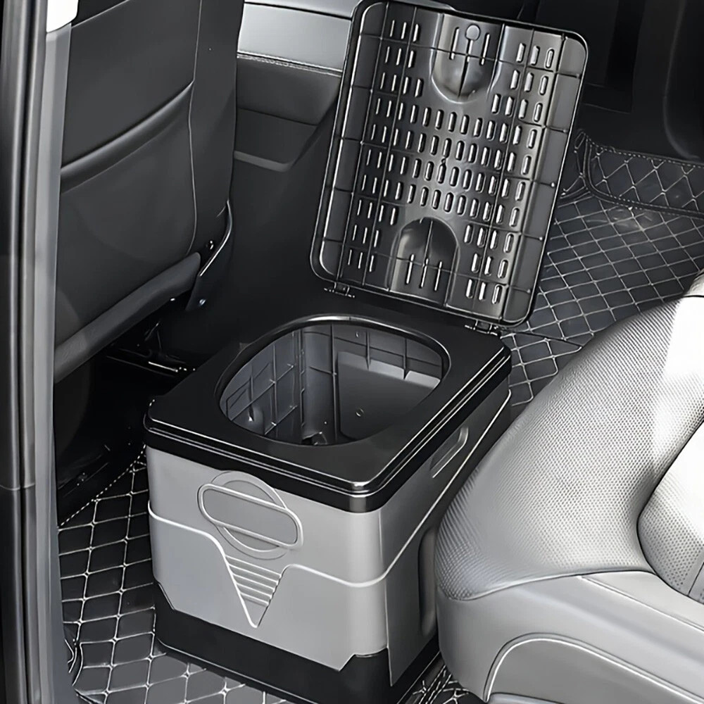 Portable Toilet Kit,Camping Toilet with Pop-Up Privacy Tent Shower Changing Room
