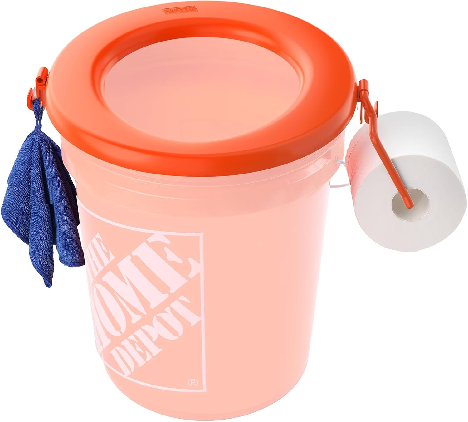 Bucket Toilet Seat, Portable Toilet Seat for 5 Gal Buckets, Camping Toilet Seat,