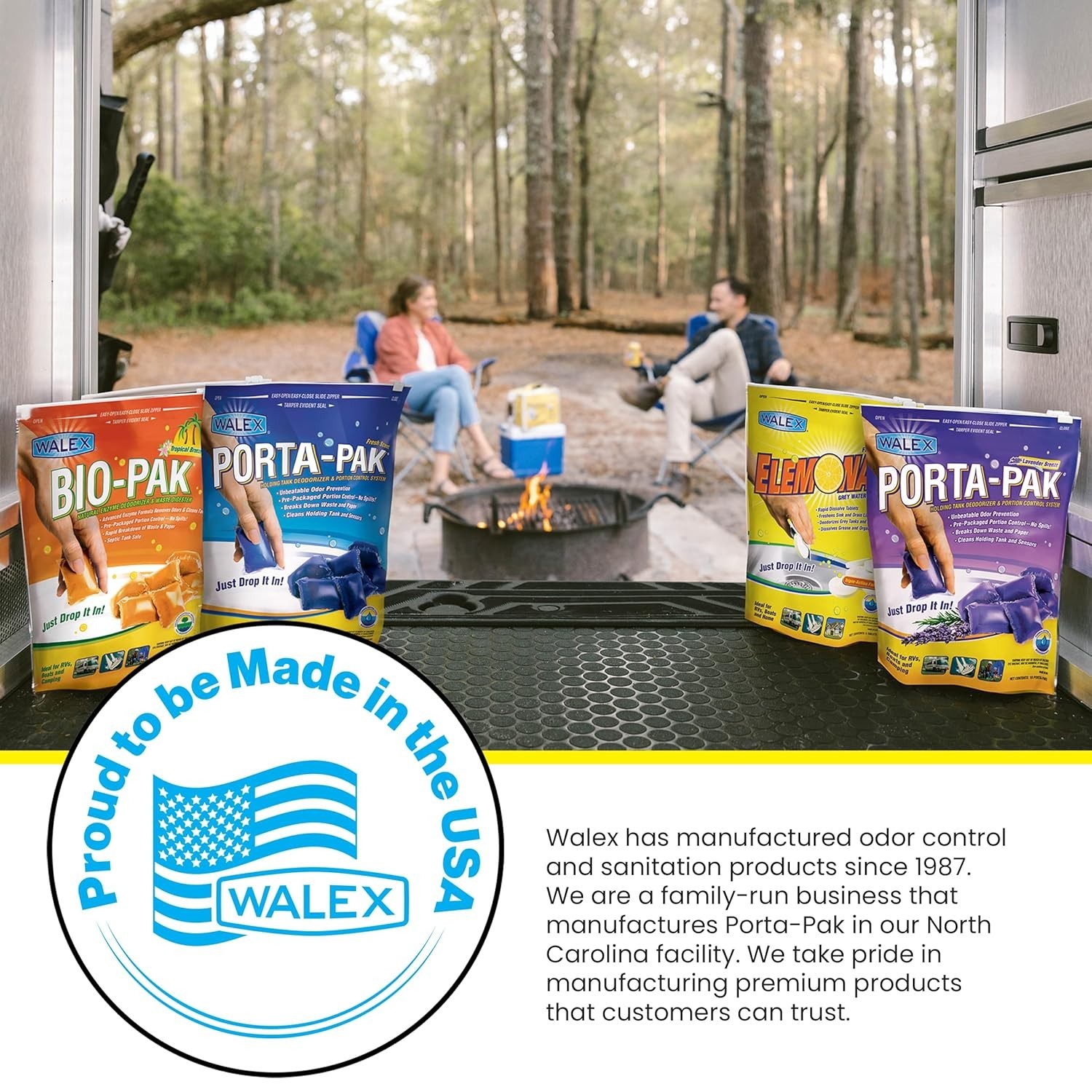 Lavender Breeze Porta-Pak Holding Tank Deodorizer – Breaks Down Waste & Odors
