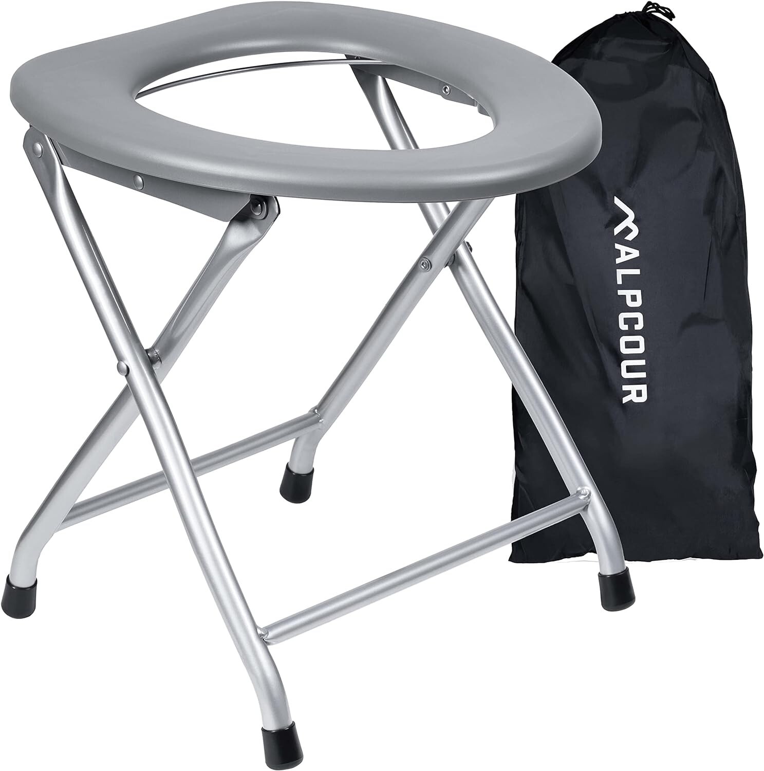 Portable Toilet Seat – Heavy-Duty & Convenient – Ideal for Camping & Emergencies