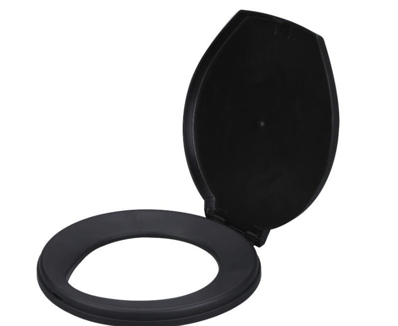 Portable Emergency Toilet Seat for 5 Gallon Bucket Snap-On Camping Luggable Loo