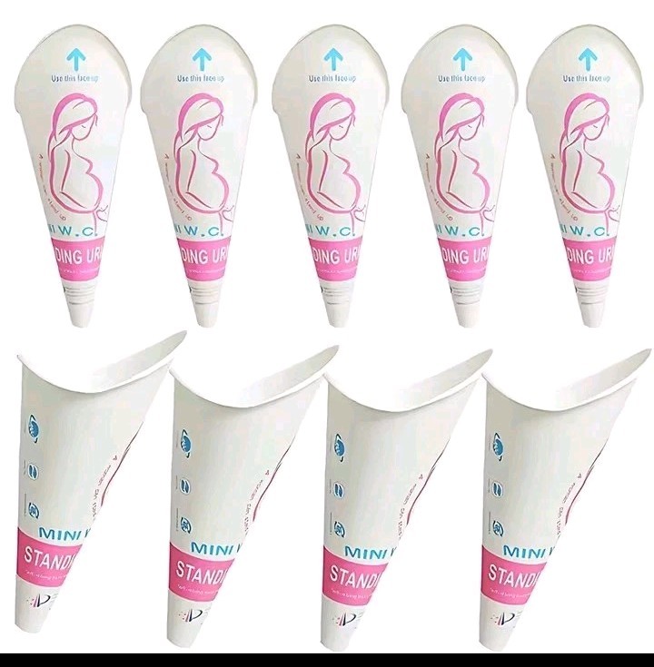 10PCS Disposable Female Urinal Portable Paper Funnel Women Travel Camping…
