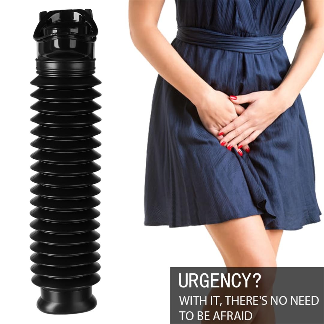 NUOOO Portable Urinal for Men Unisex Urinals Pee Small, black